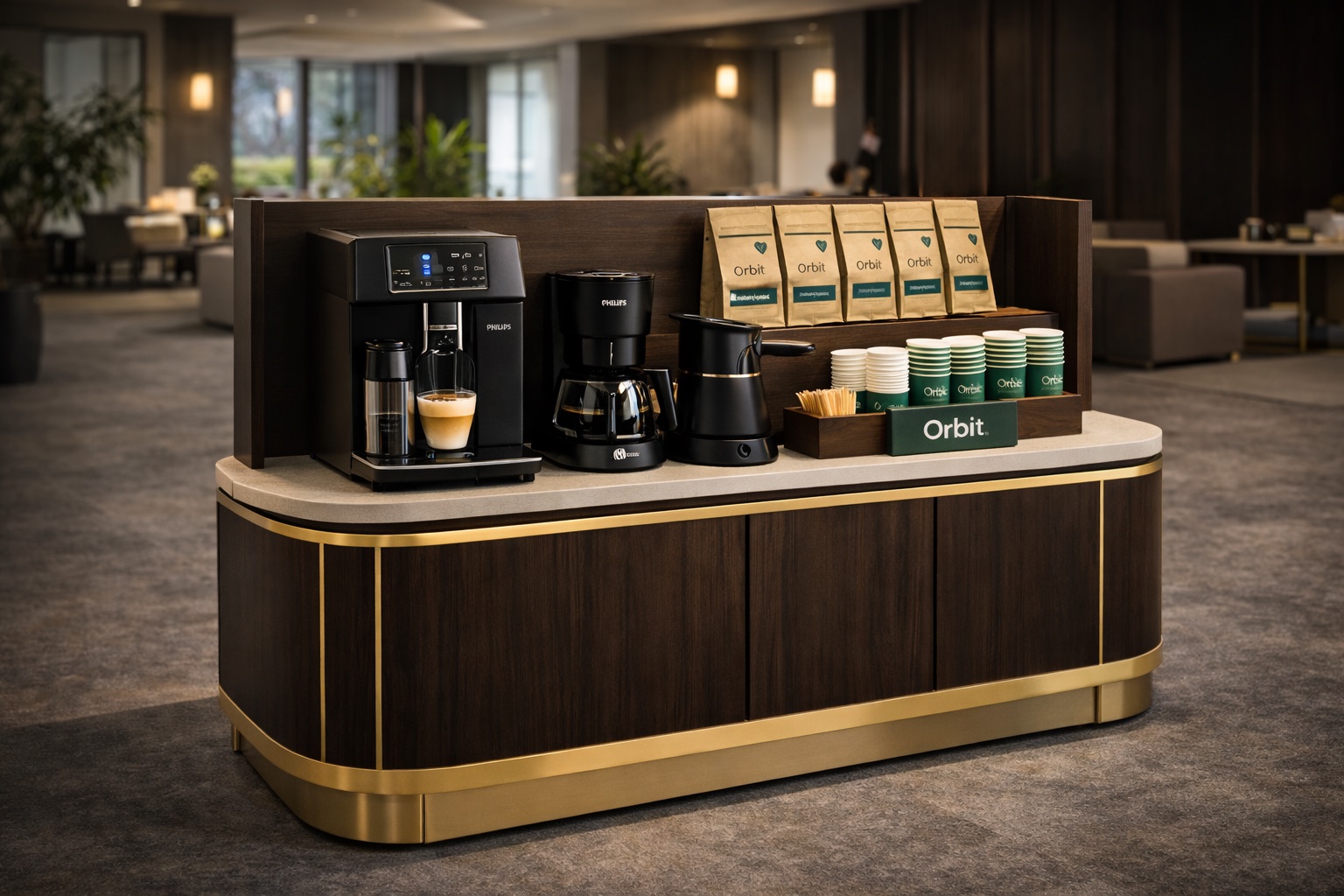 Orbit kurumsal kahve standı