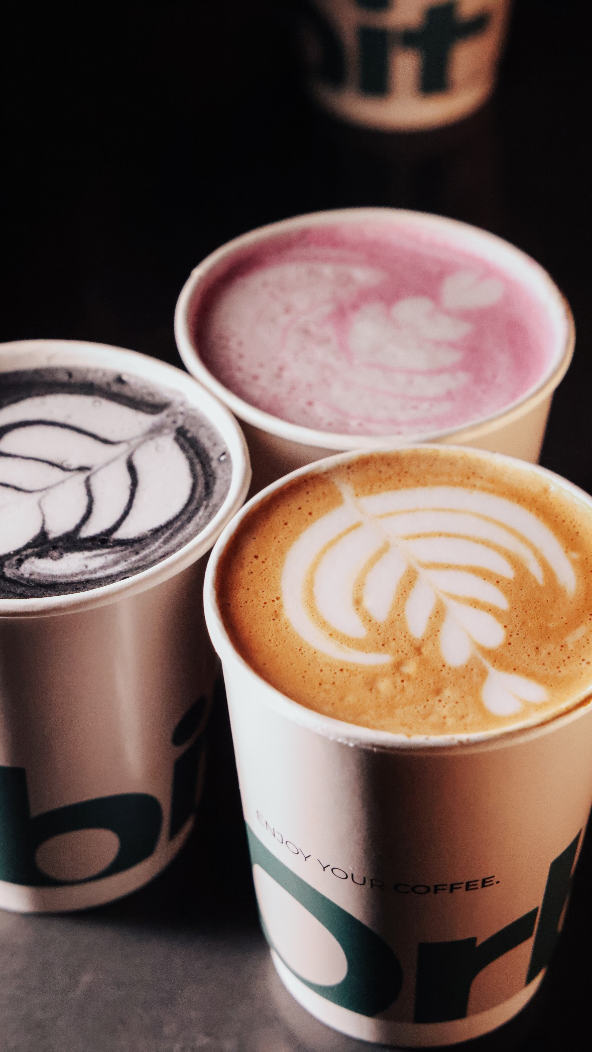 Orbit Coffee Co. latte seçkisi